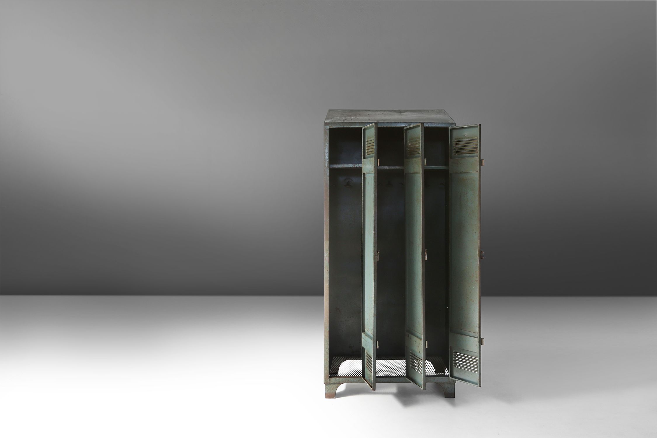 Antique Industrial Storage Locker, France ca. 1910thumbnail